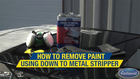 get paint off metal utility box|remove paint from metal stripper.